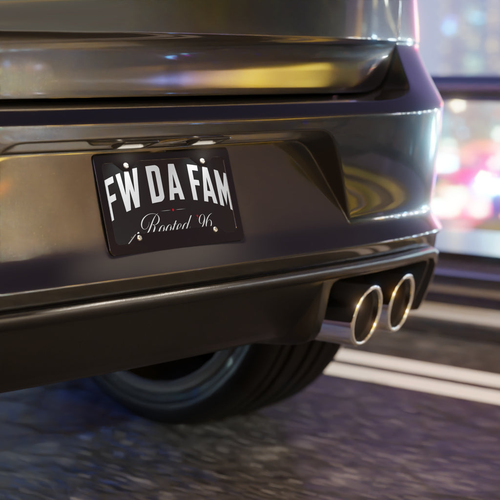 Metal Vanity Plate - Rooted
