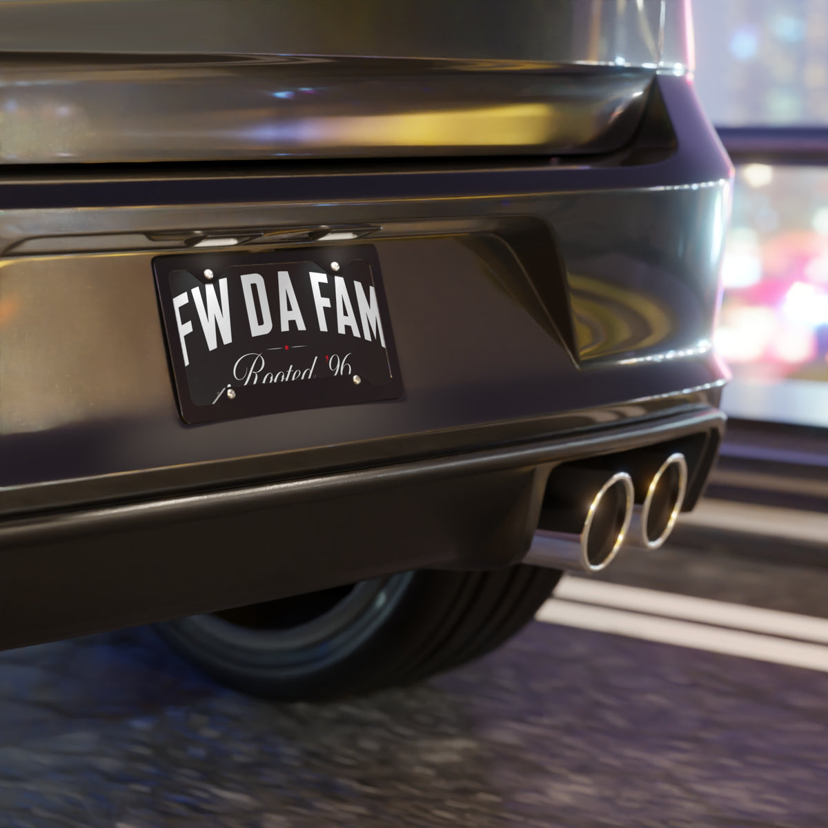Metal Vanity Plate - Rooted