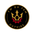 FW DA FAM Outside - Round Indoor/Outdoor Sticker